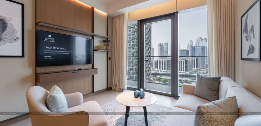 Apartment with 2 bedrooms in The Address Residences Dubai Opera Tower 2, Dubai, UAE