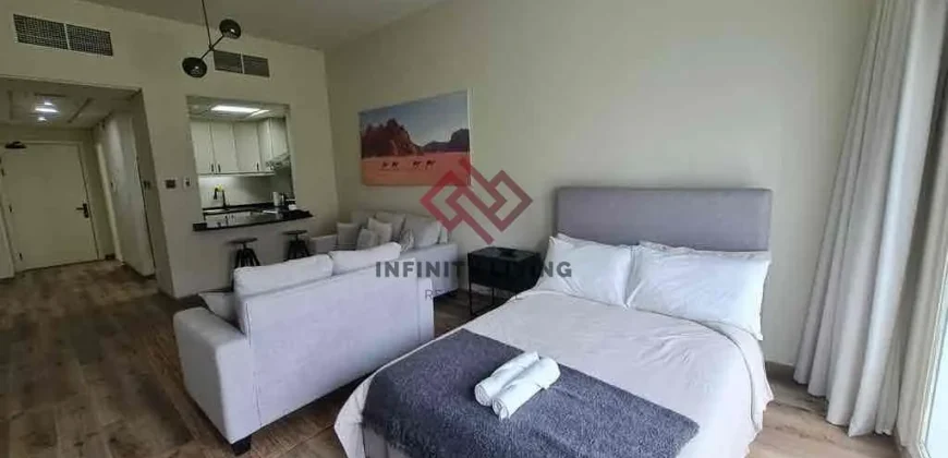 Modern Ultra-Luxury Studio Apartment for Sale | Spacious Layout | Upgraded Interiors | Prime Location Next to Metro & Near Carrefour
